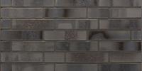 Клинкерная плитка для фасада Stroeher Brickwerk 651 eisenschwarz рельефная, 240*71*12 мм