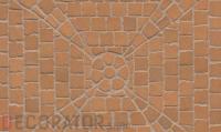 Тротуарная клинкерная мозаика Feldhaus Klinker М203 areno trigo, 240*118*52 мм