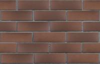 Кирпич клинкерный фасадный ЛСР темно-терракотовый "Антверпен" винтаж M300, 250*85*65 мм