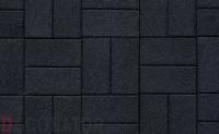 Плитка тротуарная ВЫБОР ЛА-Линия 2П.10, Стоунмикс черный, 200*100*100 мм