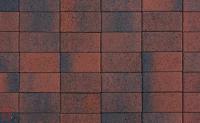 Плитка тротуарная ВЫБОР ЛА-Линия 5П.8 Листопад гладкий Клинкер красно-черный, 600*300*80 мм