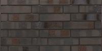 Клинкерная плитка Stroeher Brickwerk 652 eisenschwarz рельефная, 240*71*12 мм