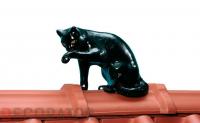 Декоративный элемент BRAAS Кот, темно-коричневый, 25 см