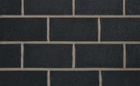 Клинкерная натуральная тротуарная плитка UniCeramix UX-4716 Black Grey, 200*100*16 мм