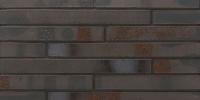 Клинкерная плитка Stroeher Brick 60 652 eisenschwarz рельефная, 590*52*12 мм