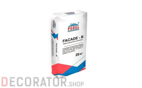 Цементная шпатлевка PEREL Facade-b 0652 белая, 20 кг в Воронеже