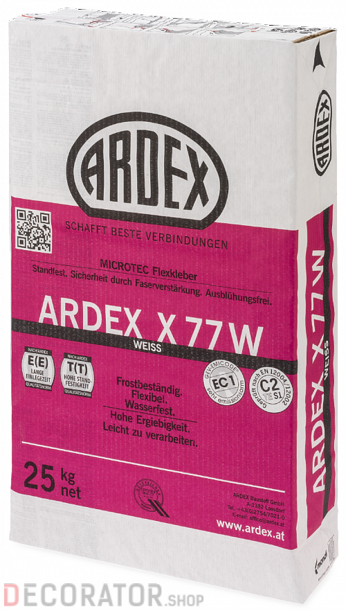 Плиточный клей ARDEX X 77 W
