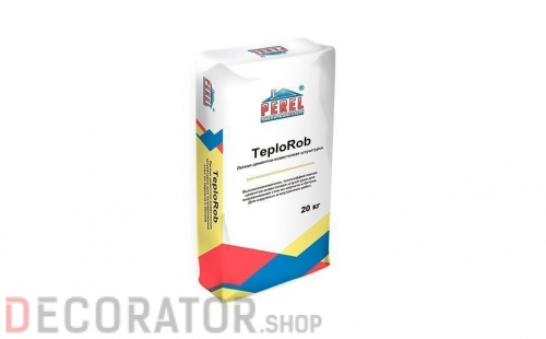 Цементно-известковая штукатурка PEREL TeploRob 0518, 20 кг в Воронеже