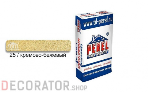 Цветной кладочный раствор PEREL NL 0125 кремово-бежевый, 25 кг в Воронеже