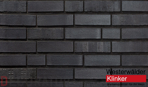Клинкерная плитка ручной формовки Westerwaelder WK815 Schwarz-bunt Edelglanz, 240*71*15 мм в Воронеже