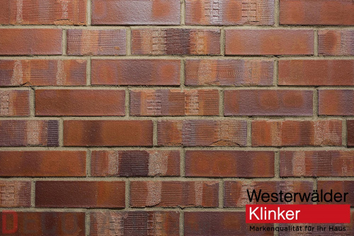 Клинкерная плитка ручной формовки Westerwaуlder WK84КS Rotbraun- bunt Kohle Spezial, 240*71*15 мм в Воронеже