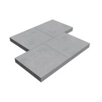 Тротуарная плитка SteinRus Урбан Форс, 80 мм, серый, гладкая
