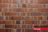 Клинкерная плитка ручной формовки Westerwaуlder WK84КS Rotbraun- bunt Kohle Spezial, 240*71*15 мм