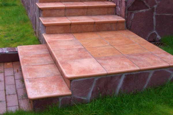 Монтаж клинкерных ступеней и плитки
