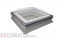 Окно для плоских крыш FAKRO DXC-C P2 с куполом, 900*900 мм