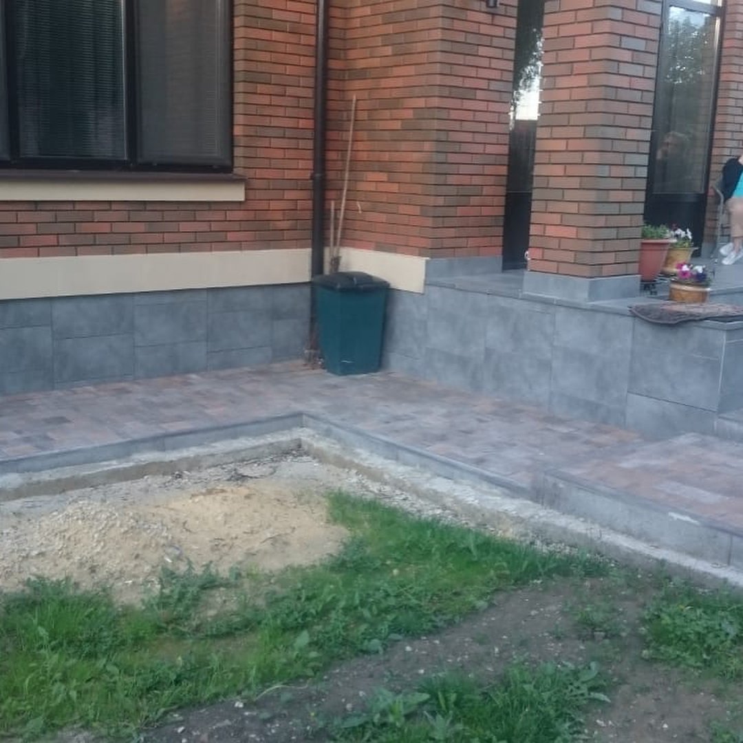 Монтаж клинкерных ступеней и плитки
