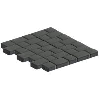 Тротуарная плитка SteinRus  Инсбрук Альт Дуо, 60 мм, Серый, гладкая