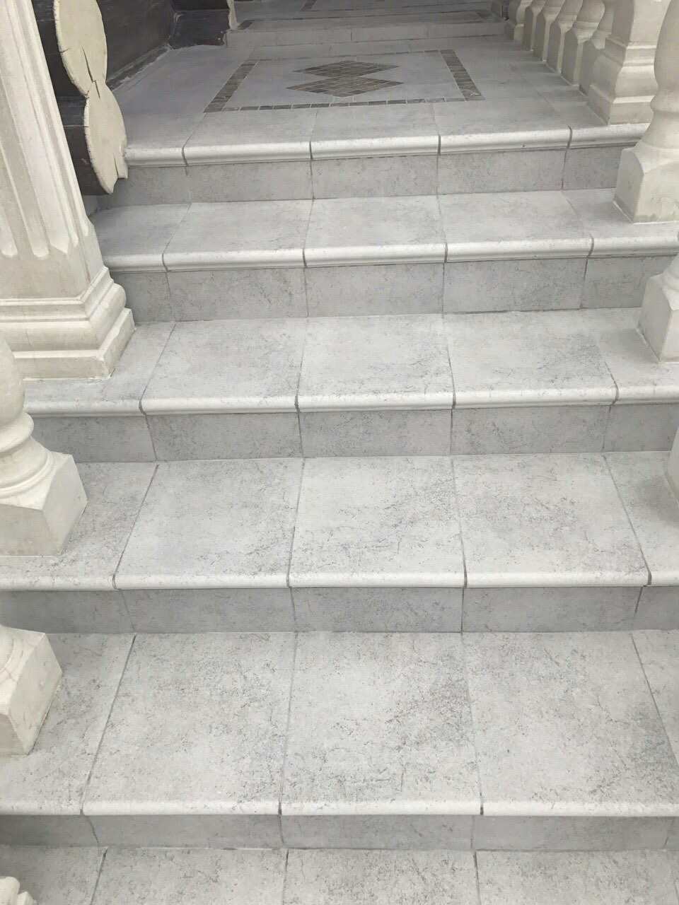 Монтаж клинкерных ступеней и плитки