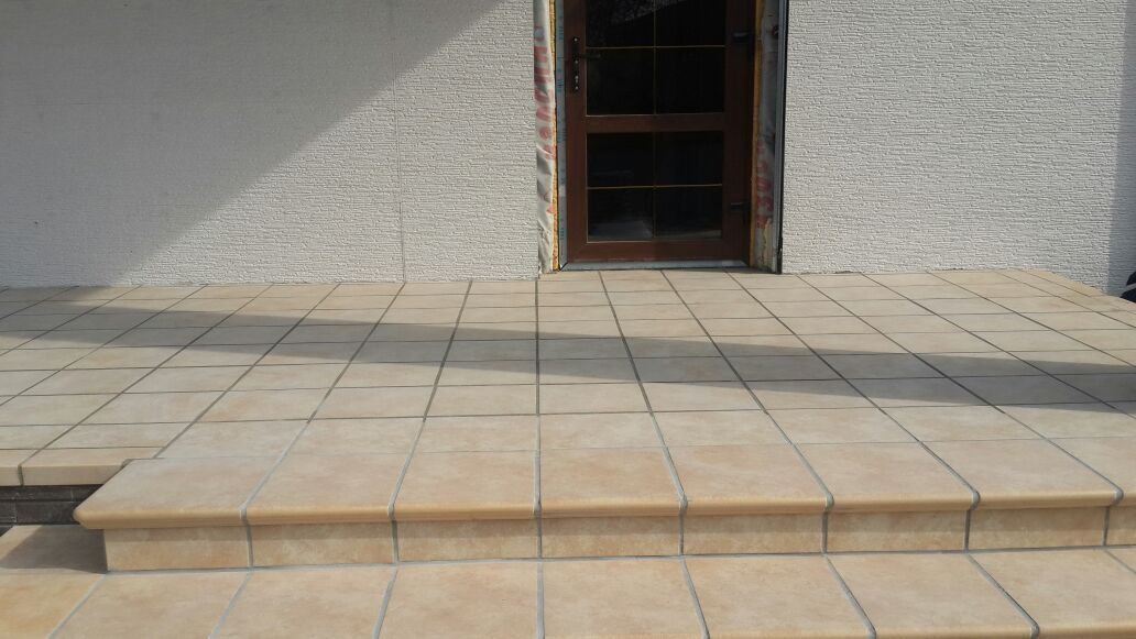 Монтаж клинкерных ступеней и плитки