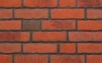 Клинкерная плитка ручной формовки Feldhaus Klinker R698 sintra terracotta bario, 215*65*14мм