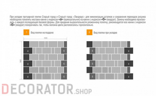 Плитка тротуарная BRAER Старый город Ландхаус белый, 80/160/240*160*60 мм в Воронеже