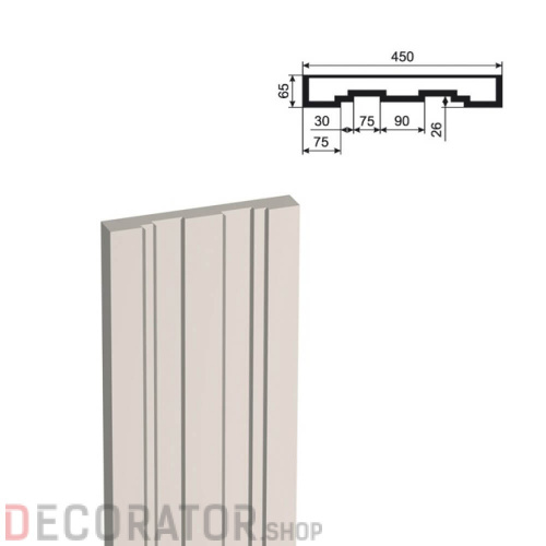 Пилястра LEPNINAPLAST ПЛВ-450/3,2000*65*450 мм в Воронеже