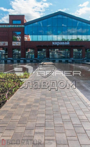 Плитка тротуарная BRAER Старый город Ландхаус Color Mix Туман, 80/160/240*160*80 мм в Воронеже