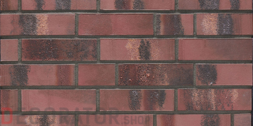 Клинкерная плитка Stroeher Brickwerk 655 violettrot рельефная, 240*71*12 мм в Воронеже