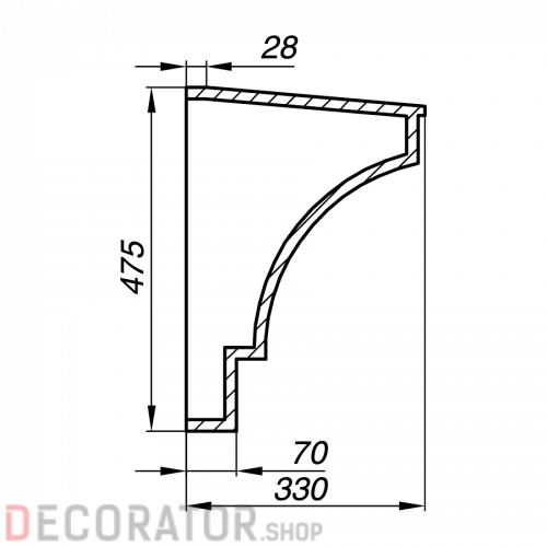 Карниз Dekart AK47-1 в Воронеже