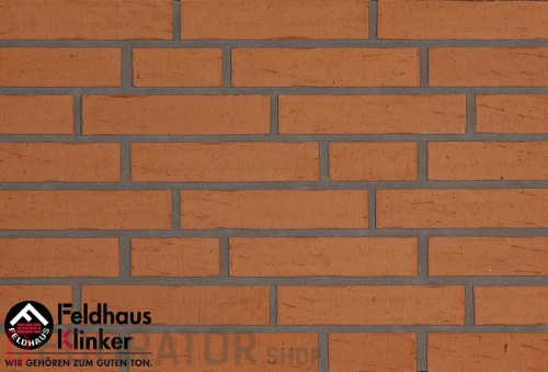Клинкерная плитка ручной формовки Feldhaus Klinker R731DF14 vascu terracotta oxana, 240*52*14 мм в Воронеже