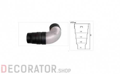 Гофрированная труба VIRTUM (MDM), d = 125 мм в Воронеже