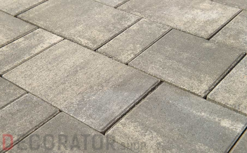 Плитка тротуарная BRAER Старый город Ландхаус Color Mix Туман, 80/160/240*160*80 мм в Воронеже