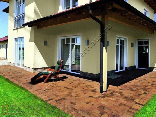 Клинкерная брусчатка Kerawil Flammenbunt 6 серия Classic, 200х100х45 мм в Воронеже