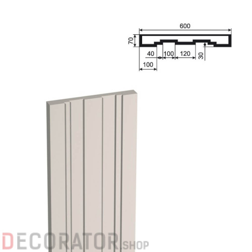 Пилястра LEPNINAPLAST ПЛВ-600/3,2000*70*600 мм в Воронеже