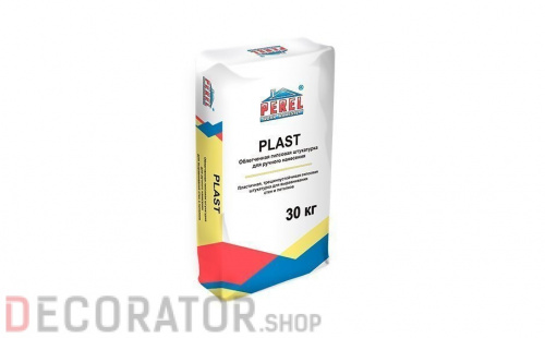 Гипсовая штукатурка PEREL Plast 0522, серая, 30 кг в Воронеже