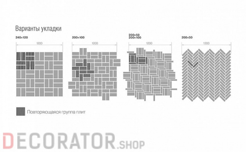 Плитка тротуарная BRAER Прямоугольник серый, 200*100*40 мм в Воронеже