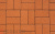 Плитка тротуарная ВЫБОР ЛА-Линия 2П.10, Гранит оранжевый, 200*100*100 мм в Воронеже