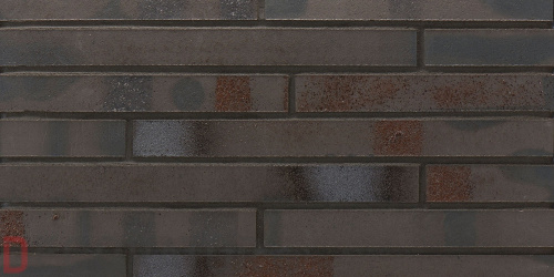 Клинкерная плитка Stroeher Brick 60 652 eisenschwarz рельефная, 590*52*12 мм в Воронеже