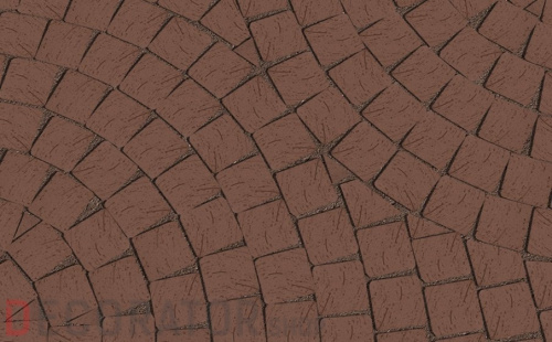Клинкерная тротуарная брусчатка Lode Brunis коричневая шероховатая, 60*60*62 мм в Воронеже